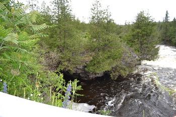 view from the caves at eganville