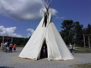 teepee at parc omega