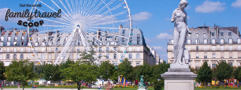 Children riding ponies in Jardins du Luxembourg Luxembourg gardens in Paris France